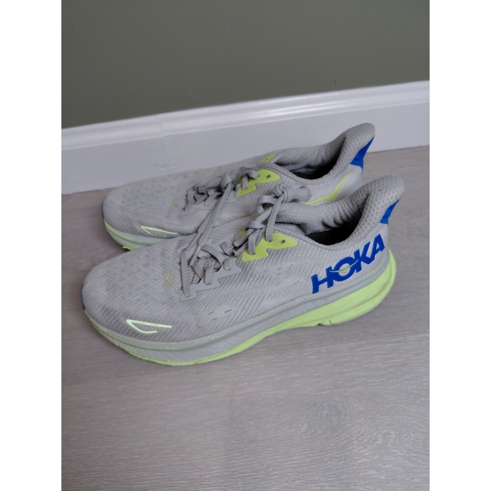 Size 8D- Hoka One One HOKA Clifton 9 Stardust Electric Cobalt Men's Sneakers
